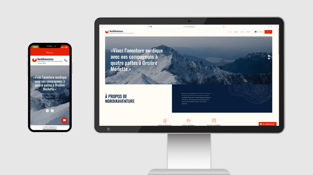 exemple de site internet pour musher