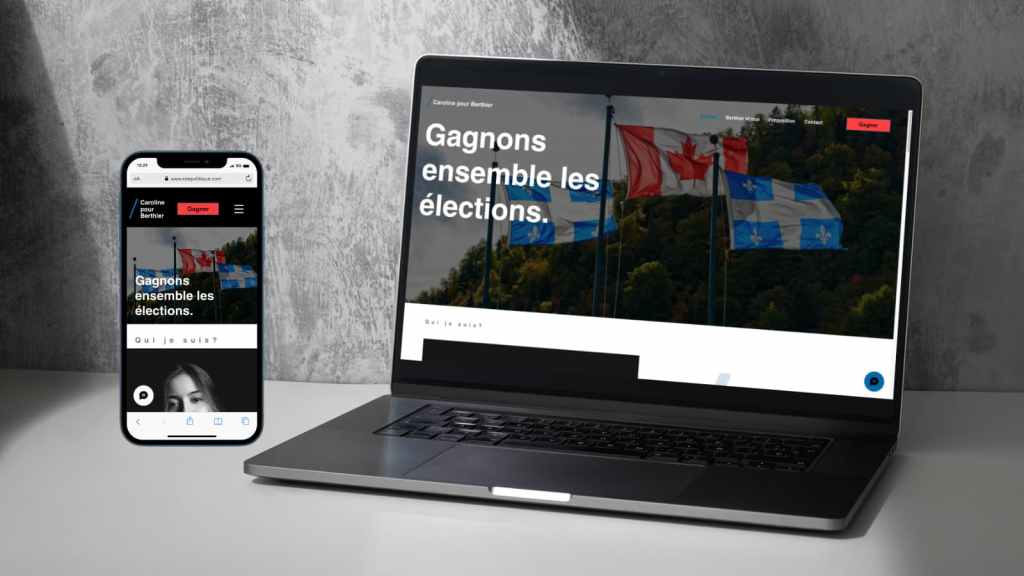 Site Internet de démonstration pour politicien