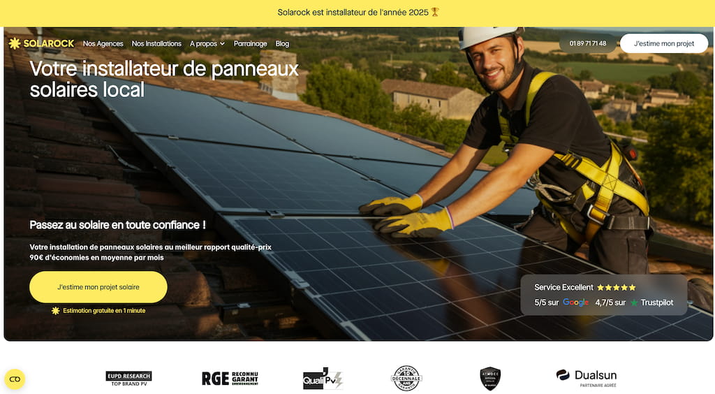 Exemple de landing page parfaite pour accroître le taux de conversion d'un site Internet